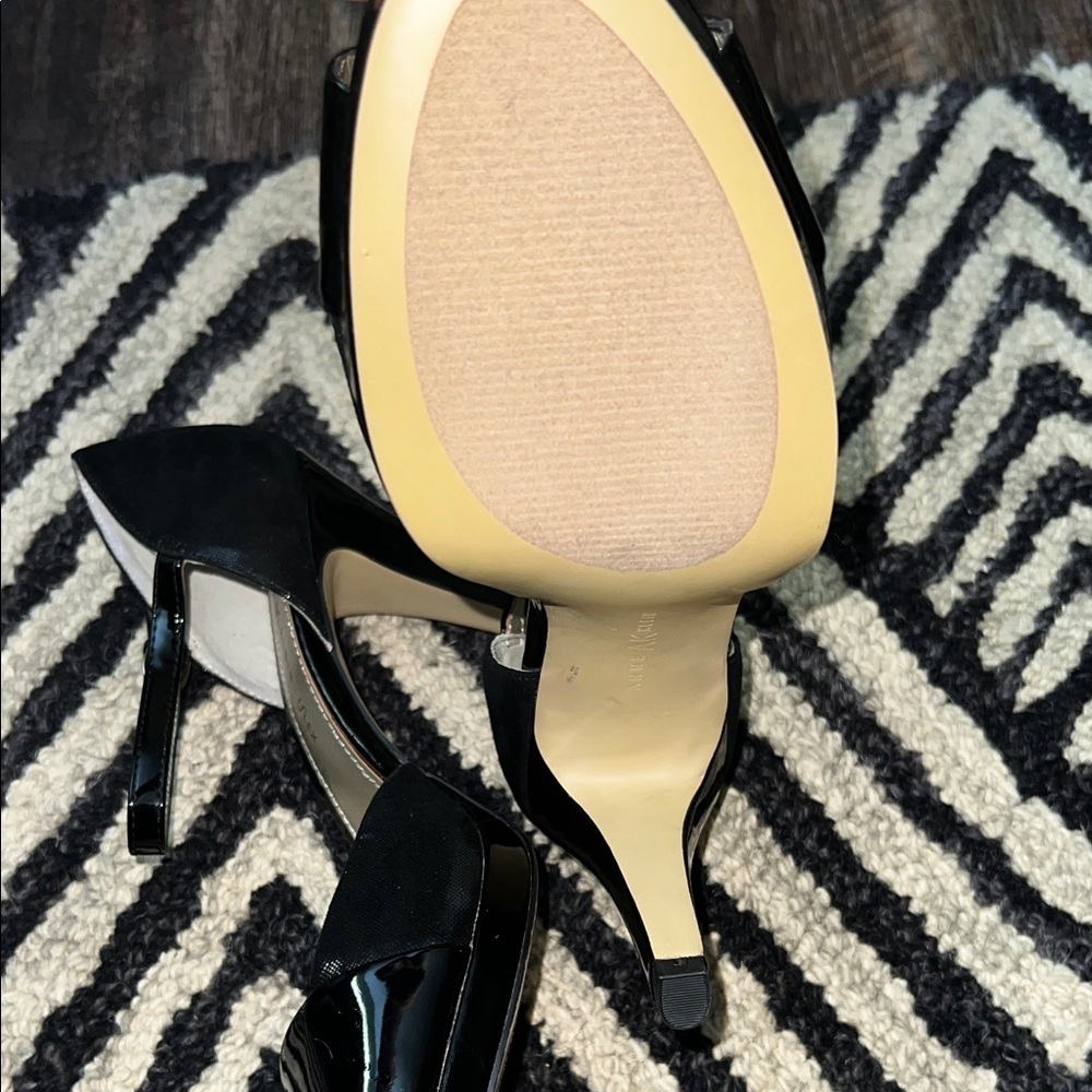 Anne Klein Glossy Black Heels - Picture 5 of 6